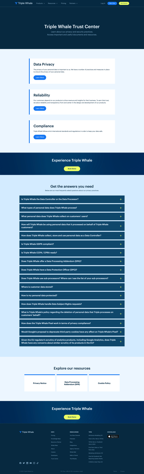 Triple Whale
				legal page example
