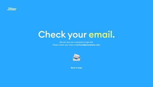 Jitter
				signin page example