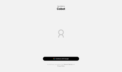 Cobot
			authentication form ux ui design