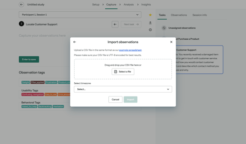 Optimal screen example