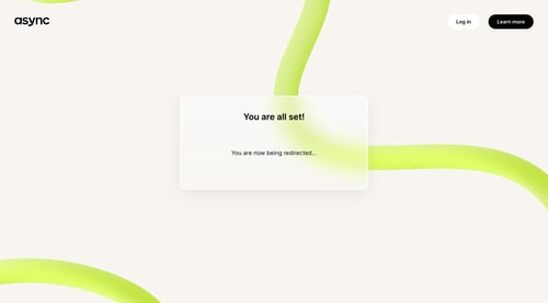 Async
				signup page example