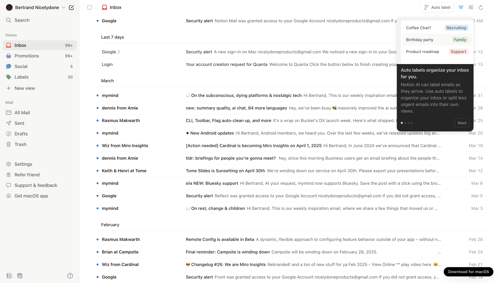 Notion Mail
			         ux ui design