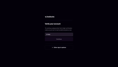 Liveblocks
				signin page example