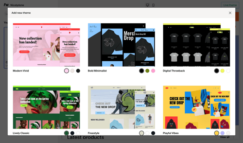 Fourthwall screen example