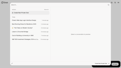 Grok
			      ux ui design
