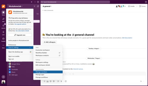 Slack
			           ux ui design