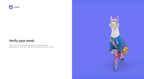 Waldo
				password reset page example