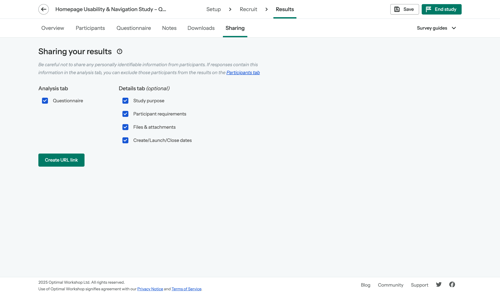 Optimal screen example