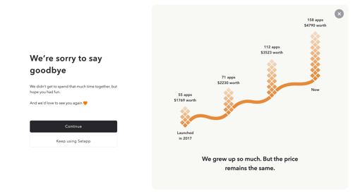 Setapp
			    ux ui design