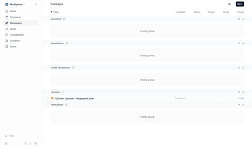 Loops screen example