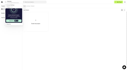 Artboard Studio
				dropdown & other states page example