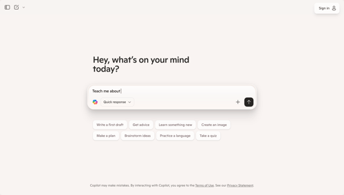 Copilot
			      ux ui design