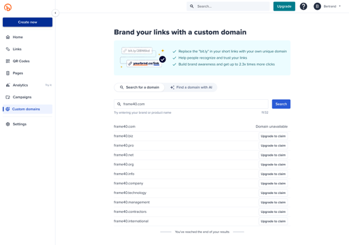 Bitly
			      ux ui design