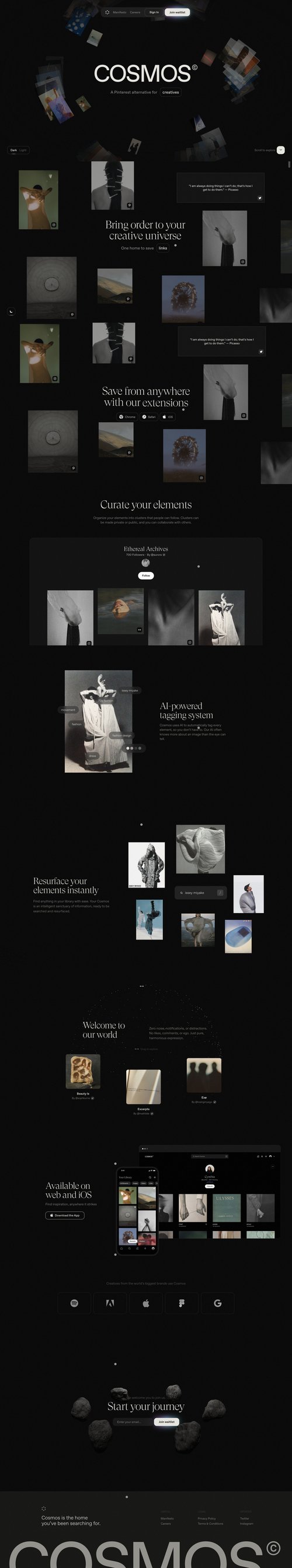 Cosmos
			  ux ui design