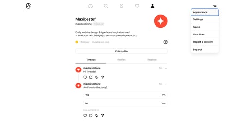 Threads
			         ux ui design