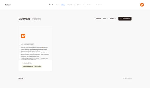 Flodesk
			       ux ui design