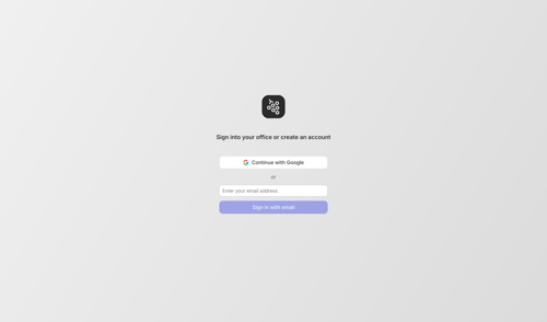 Gather screen example
