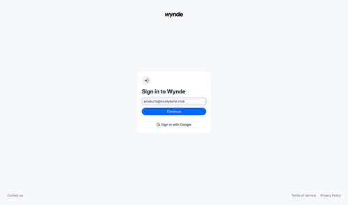 Wynde
			   ux ui design