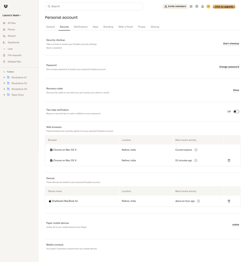 Dropbox
			           ux ui design