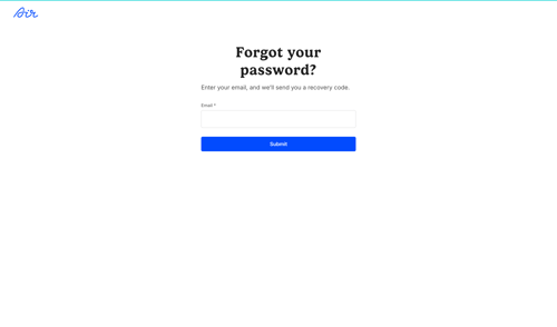 Air
				signin page example