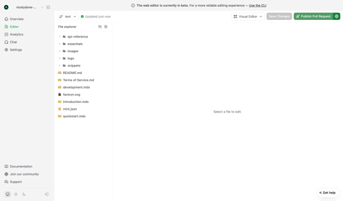 Mintlify
			         ux ui design