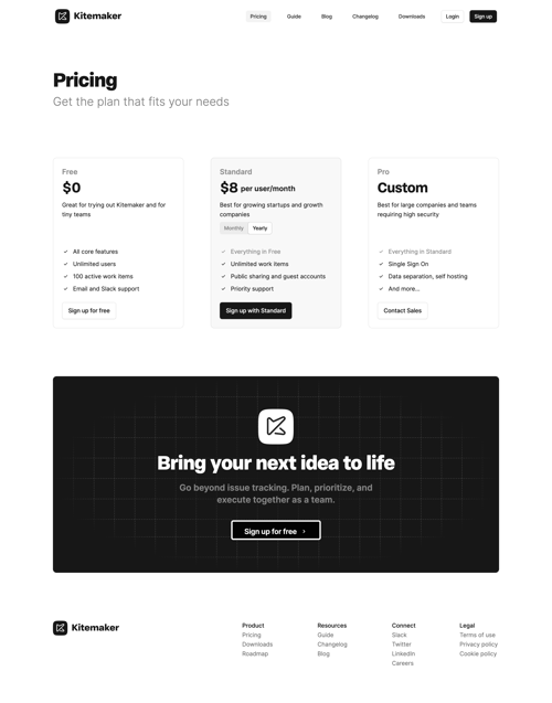 Kitemaker
			        ux ui design