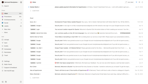 Notion Mail
			              ux ui design