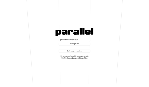 Parallel
				signin page example