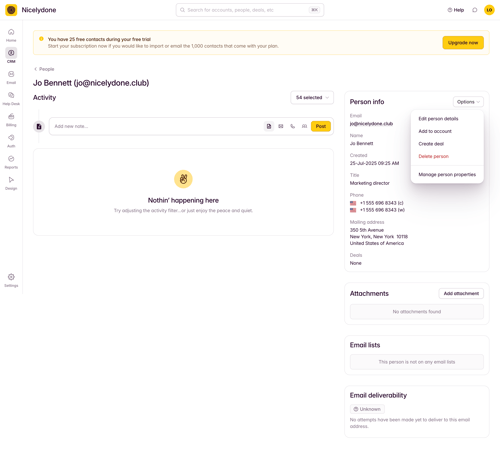Outseta screen example