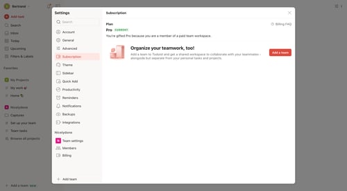 Todoist
			      ux ui design