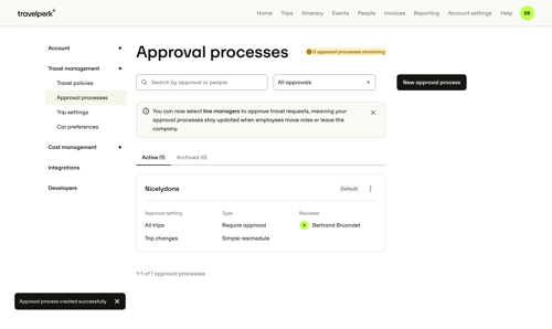 Travelperk screen example