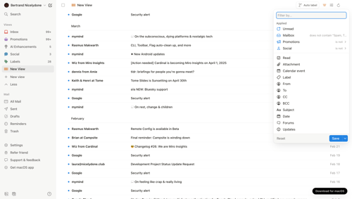 Notion Mail
			            ux ui design