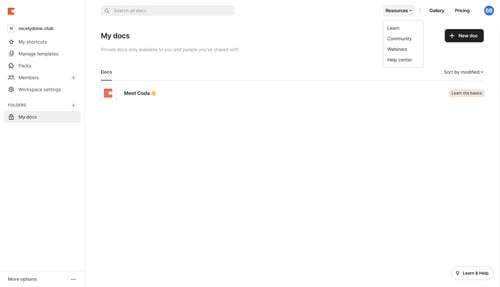 Coda
			        ux ui design