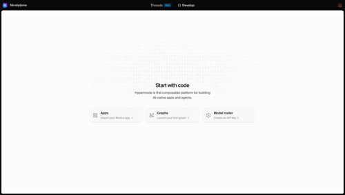 Hypermode
			   ux ui design