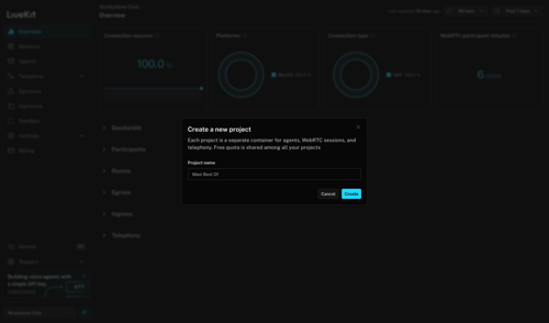 Livekit screen example