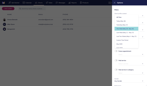 Mangomint screen example