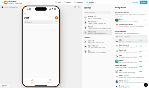 Glide
			   ux ui design