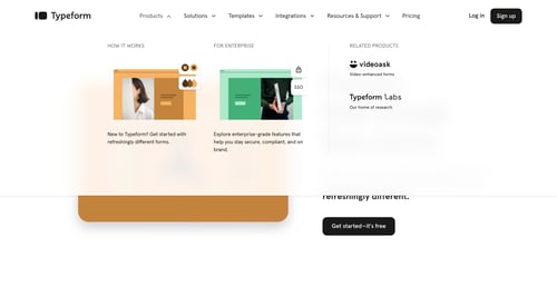 Typeform
			  ux ui design