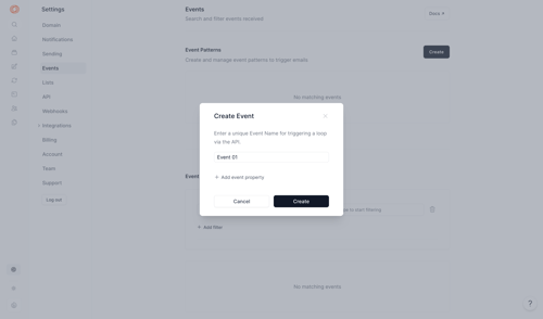 Loops screen example