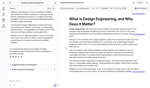 Jasper
			    ux ui design