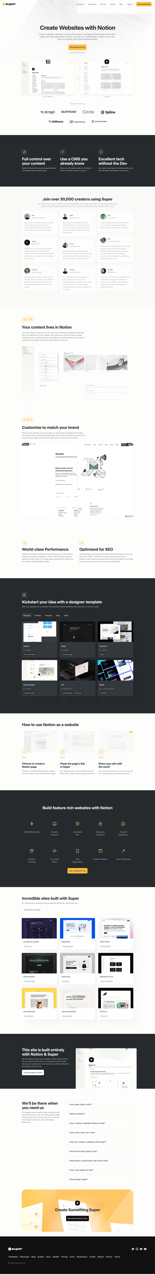 Super
				 page example