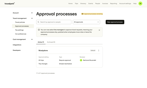 Travelperk screen example