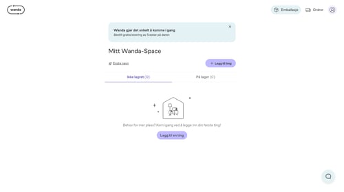 Wanda
				empty state page example