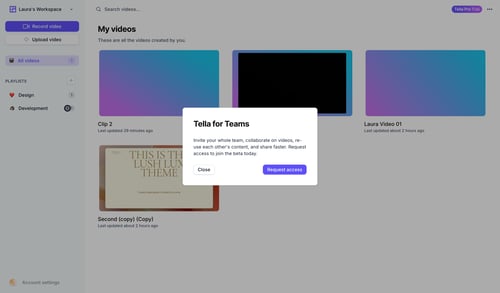 Tella
			           ux ui design