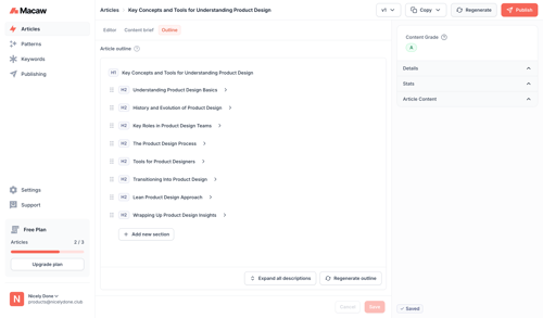 Macaw
			               ux ui design