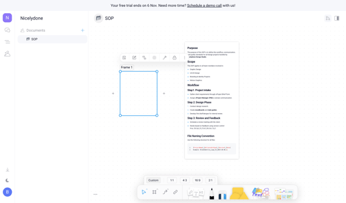 Orchestra screen example