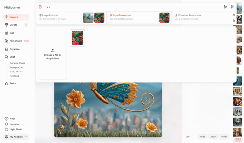 Midjourney
			     ux ui design