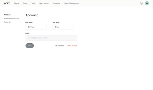 Secfi
			              ux ui design