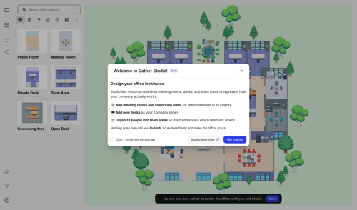 Gather screen example