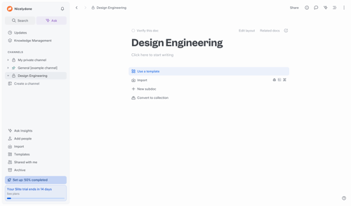 Slite
			     ux ui design